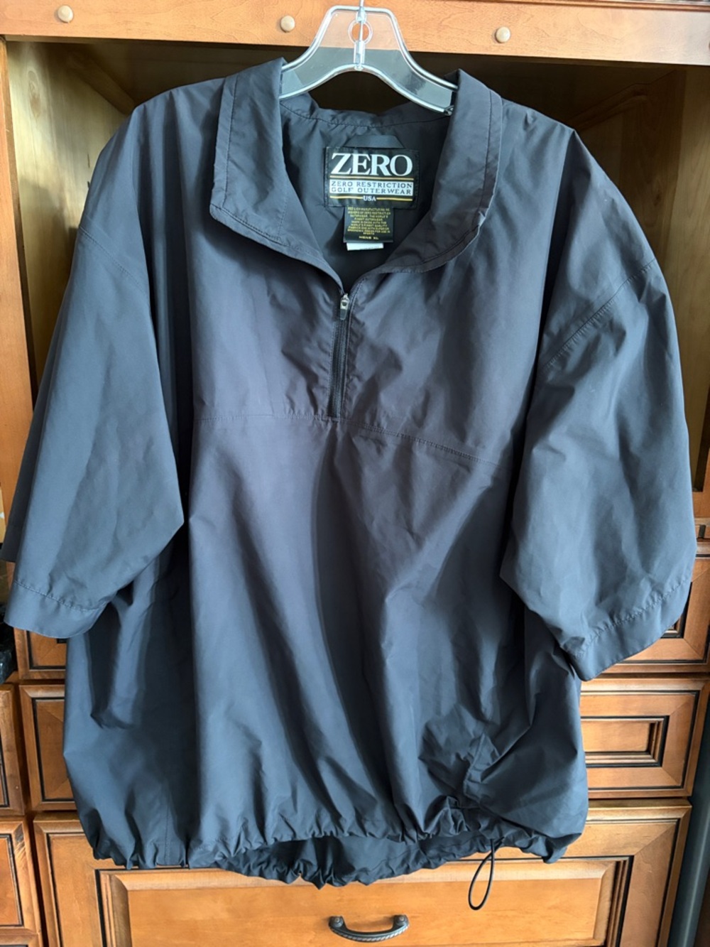 Zero Restriction  Golf Outerwear Short-Sleeve 1/4 Zip Wind Jacket XL